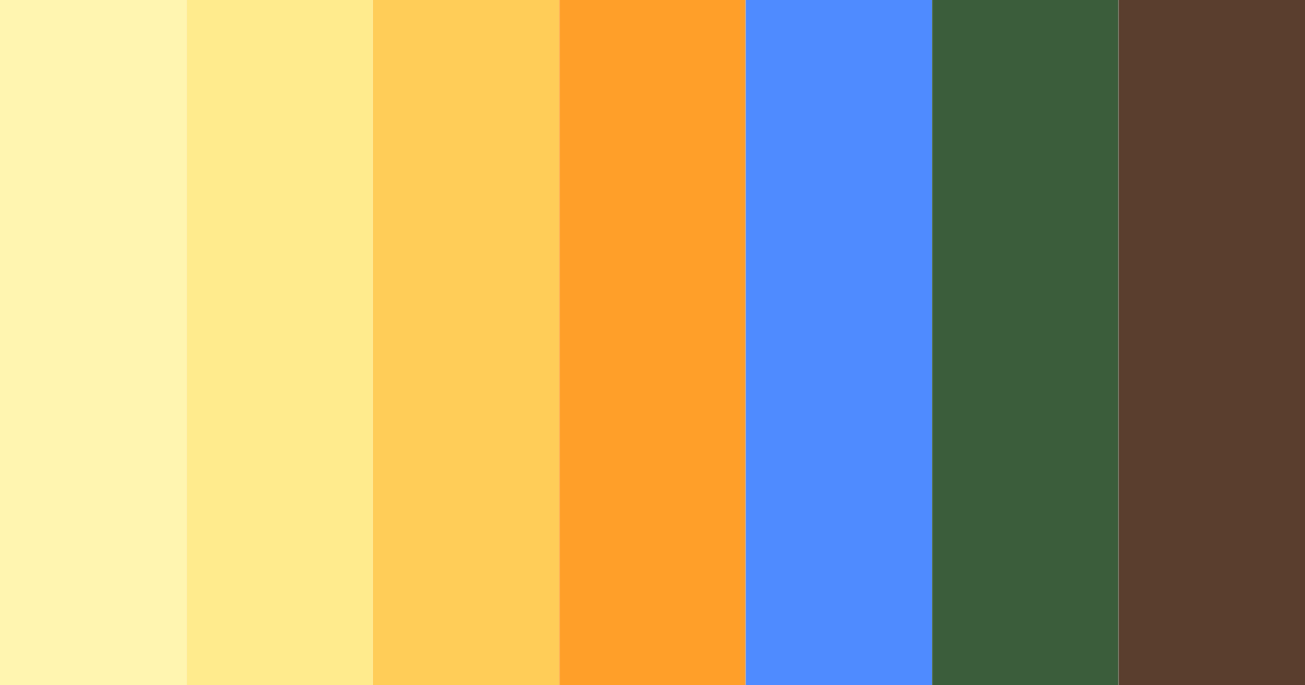 Download sunshine breeze color palette PNG image (landscape)
