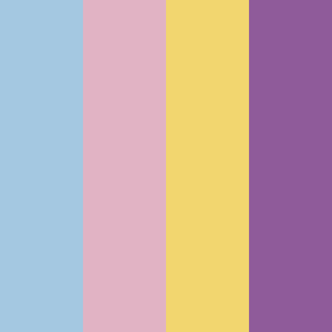 Download faded blue color palette PNG image (square)