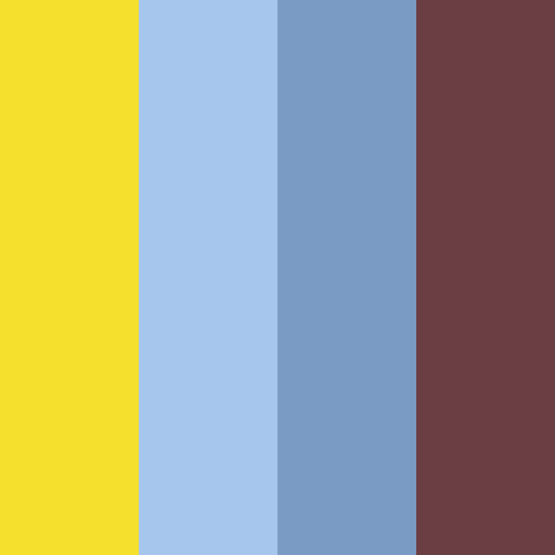 Download twilight garden color palette PNG image (square)