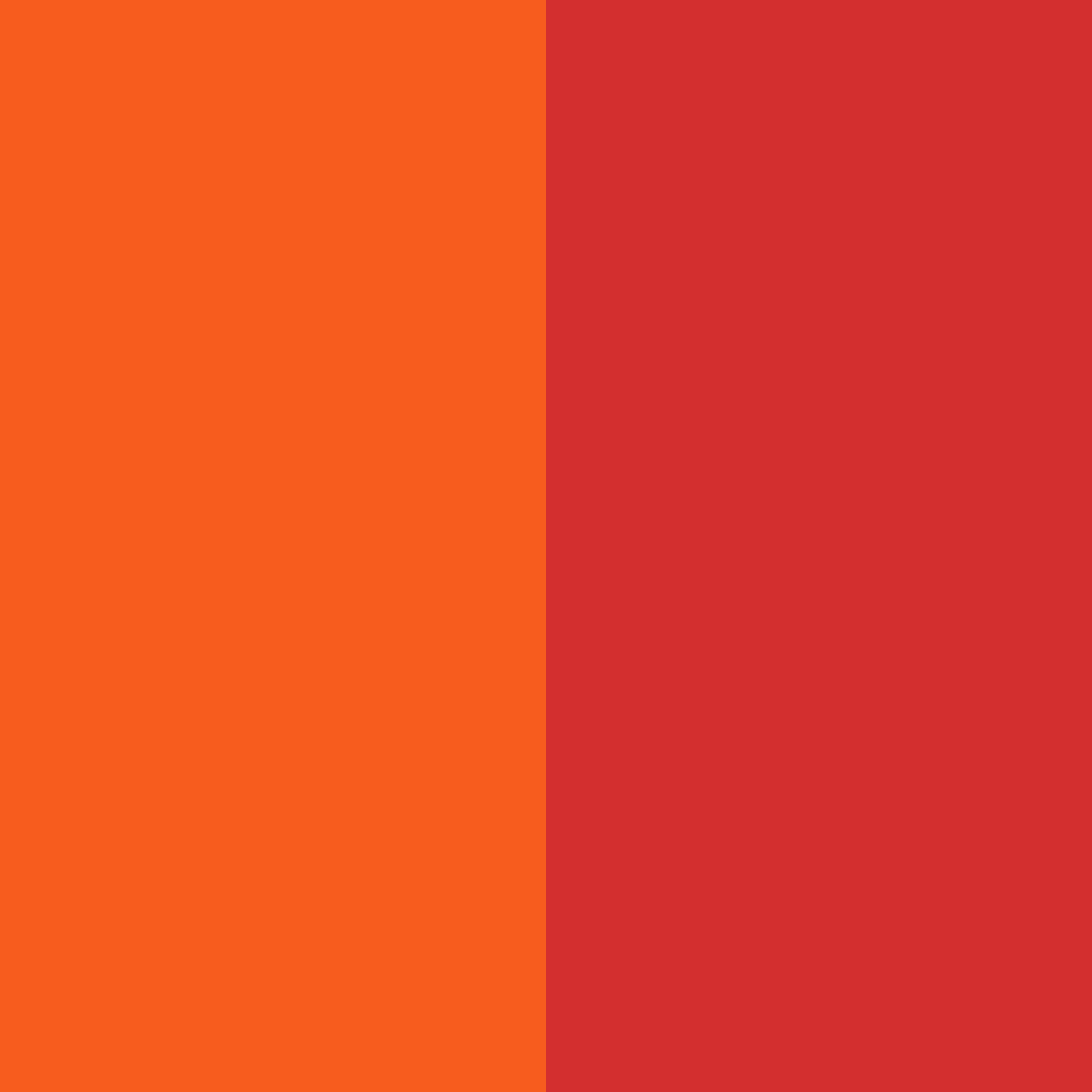 Download rad red color palette PNG image (square)