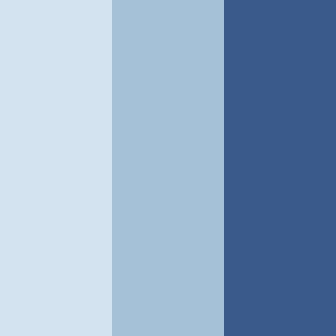 Download serene corporate blues color palette PNG image (square)