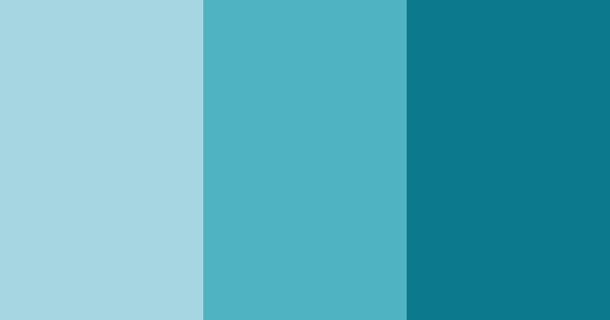 Download teal business color palette PNG image (landscape)