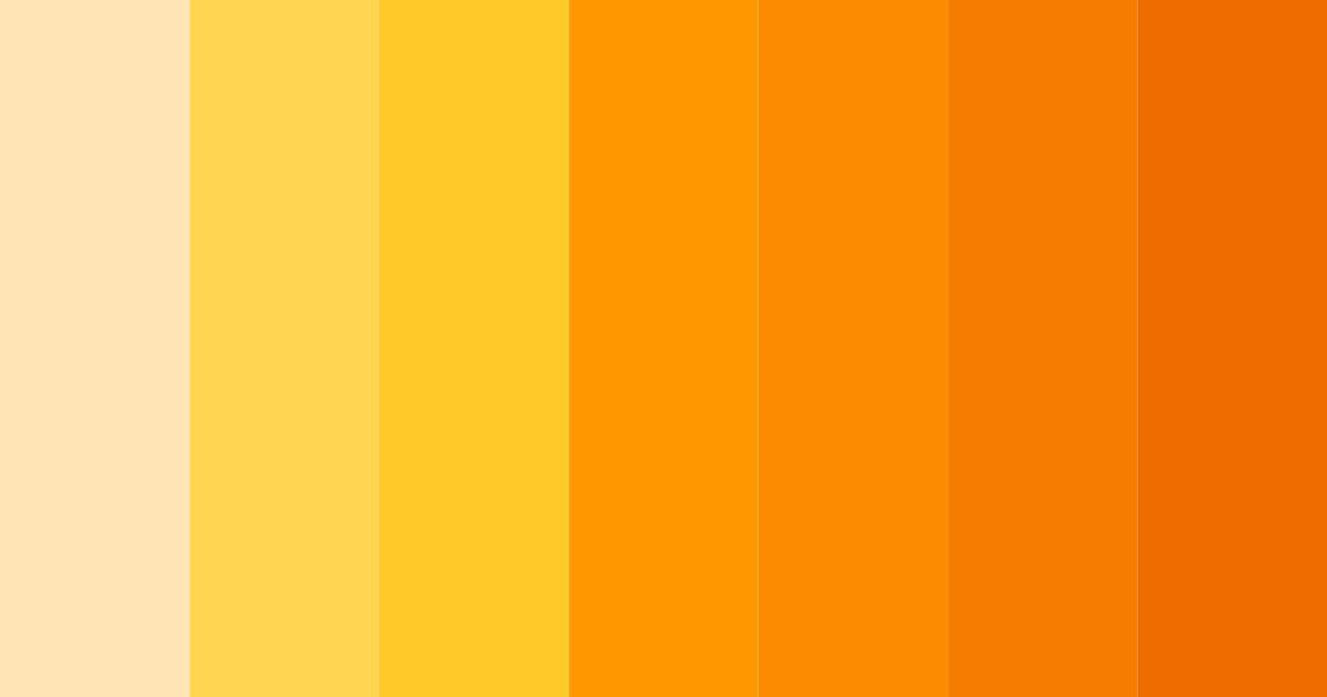 Download orange sunset color palette PNG image (landscape)