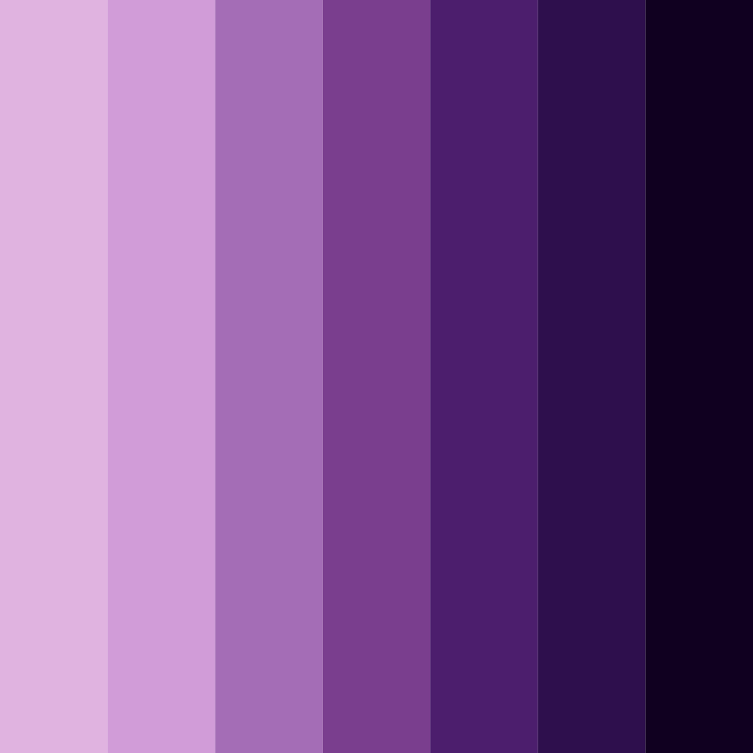 Download deep purple color palette PNG image (square)
