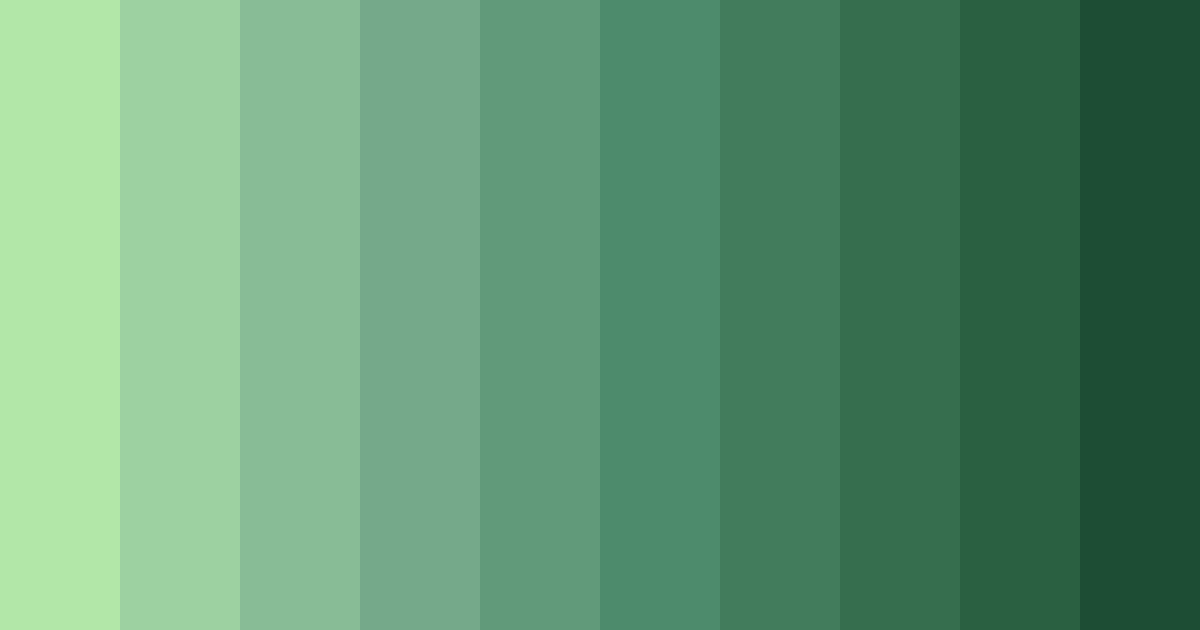Download emerald twilight color palette PNG image (landscape)