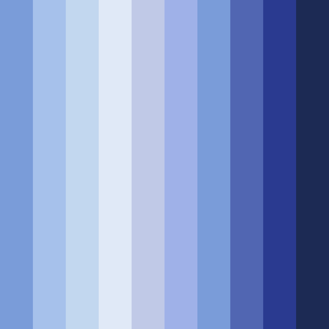 Download midnight serenity color palette PNG image (square)