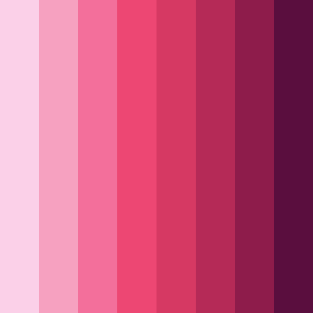 Download cute pink color palette PNG image (square)