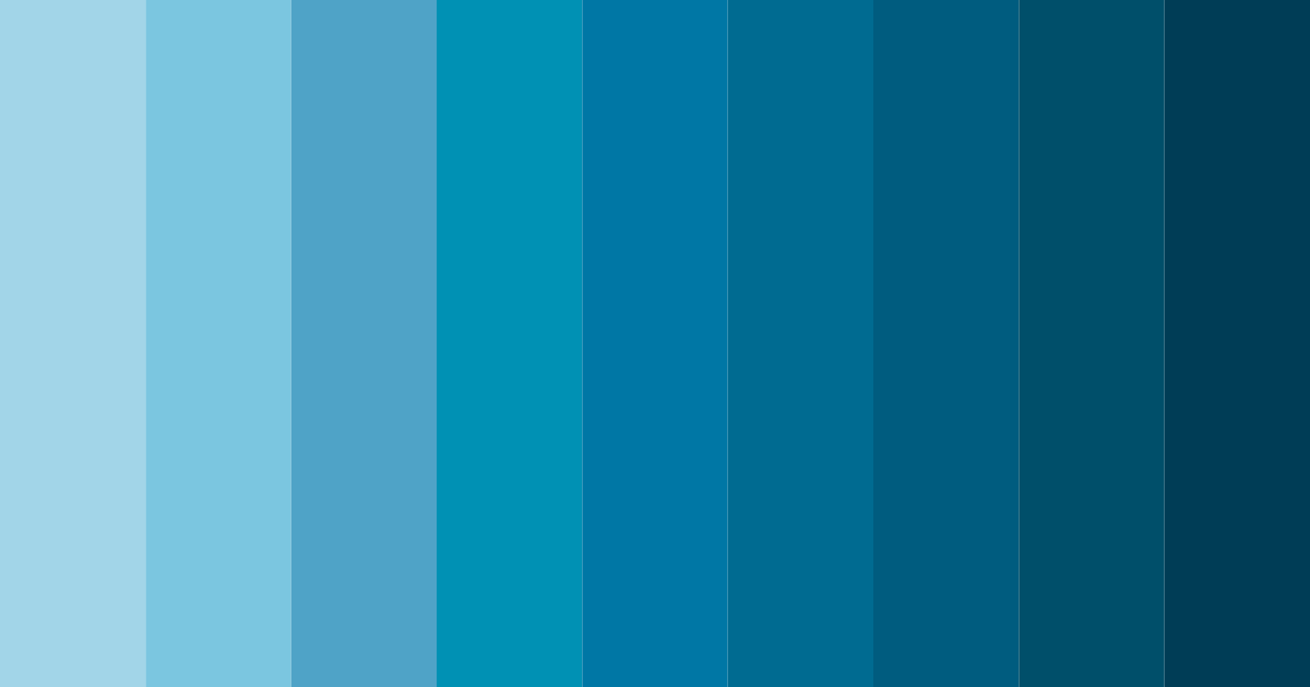 Download blue glacier color palette PNG image (landscape)