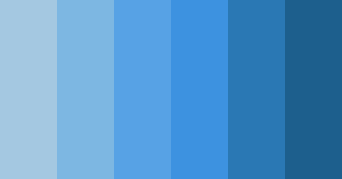 Download azure dreams color palette PNG image (landscape)
