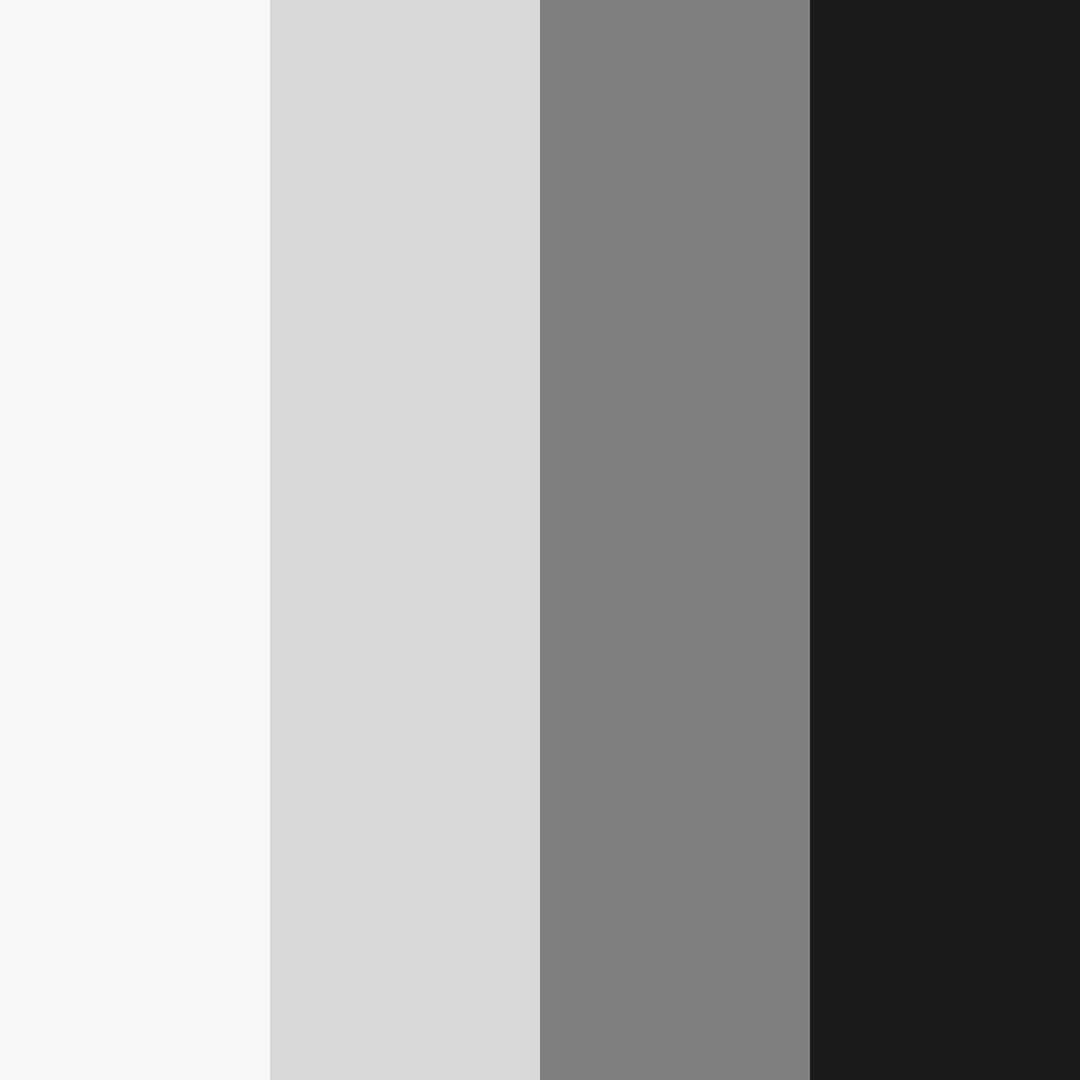 Download shades of yin and yang color palette PNG image (square)