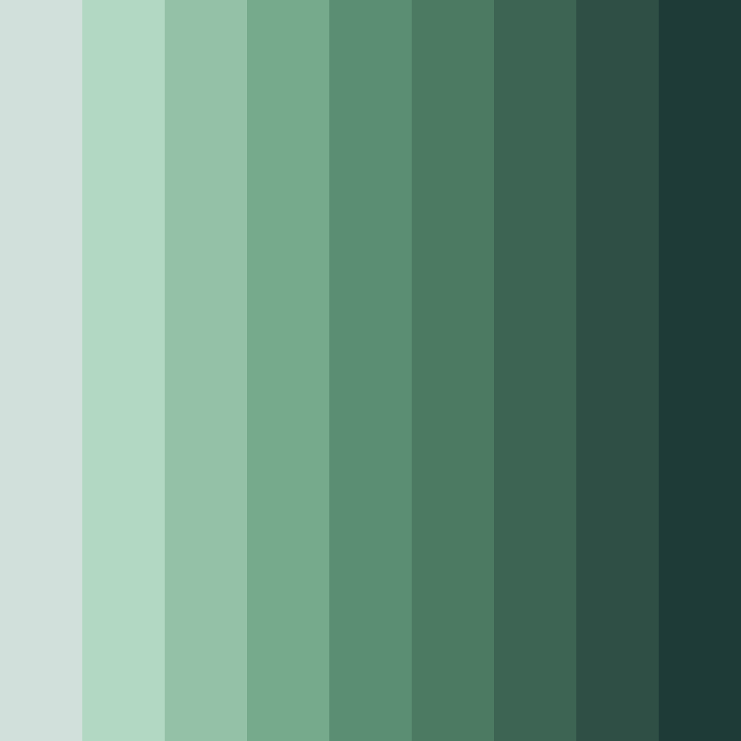 Download teal berges color palette PNG image (square)