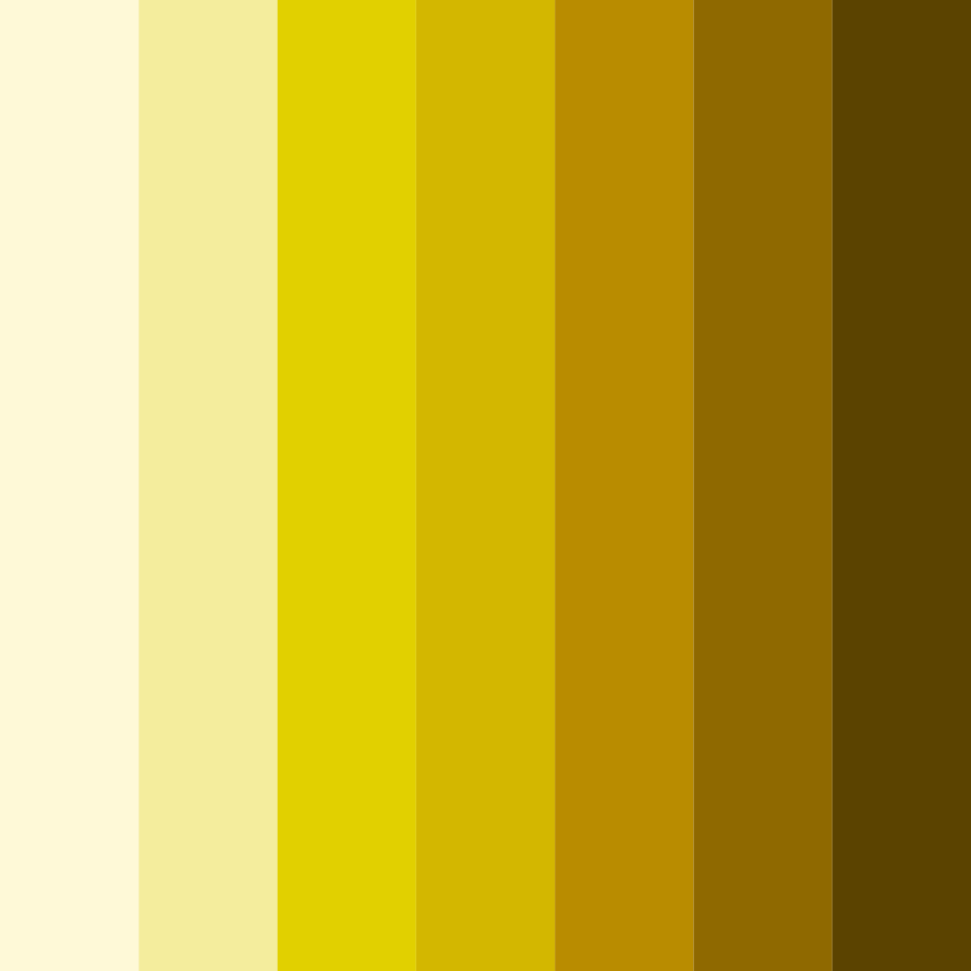 Download golden sunlight color palette PNG image (square)