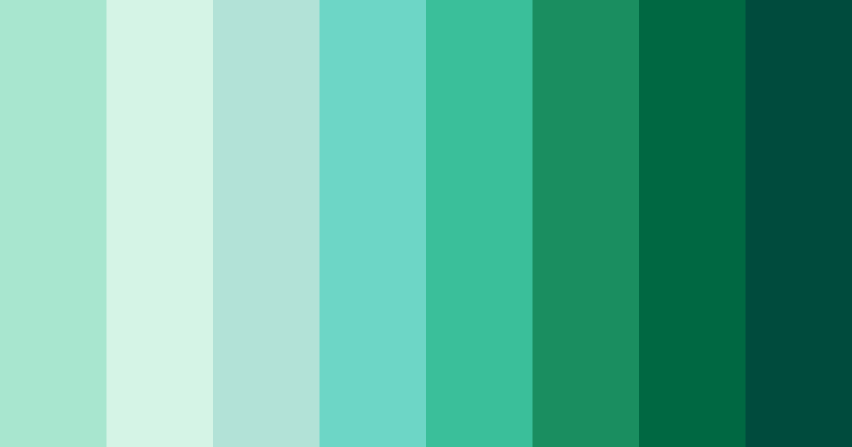 Download verdant oasis color palette PNG image (landscape)