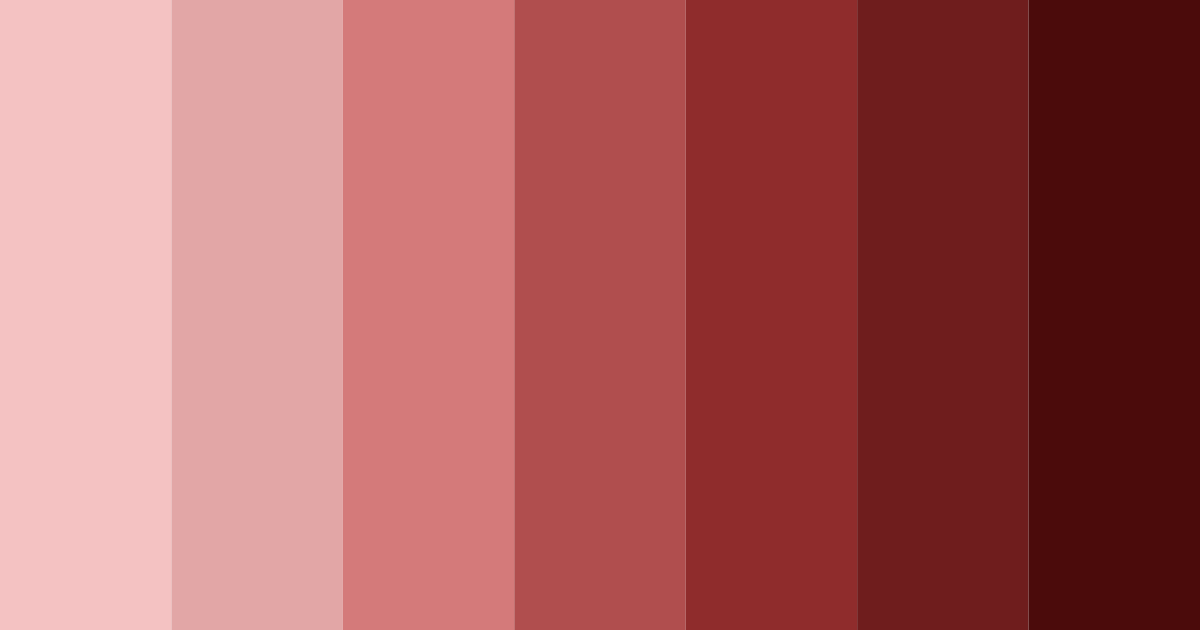 Download crimson embers color palette PNG image (landscape)