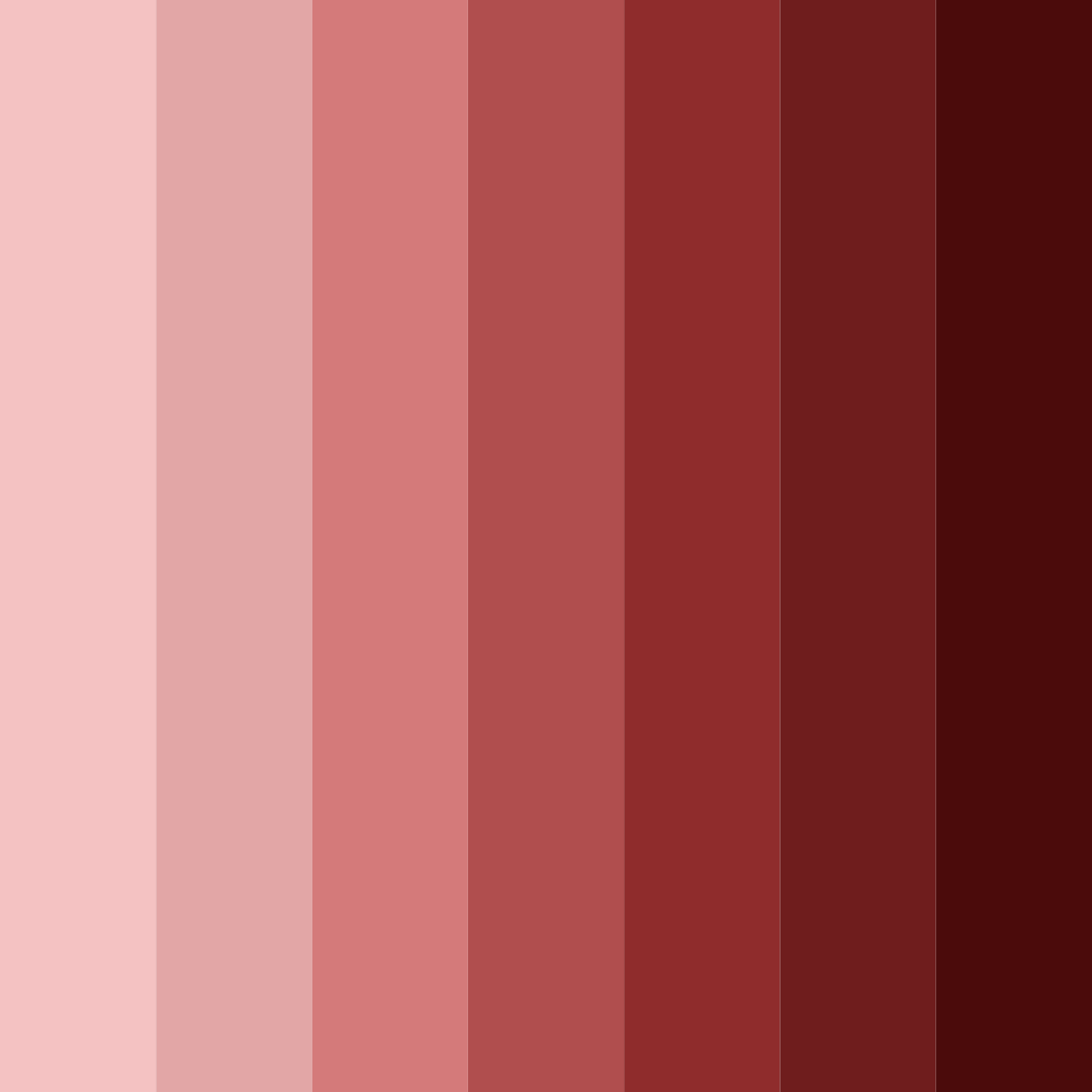 Download crimson embers color palette PNG image (square)