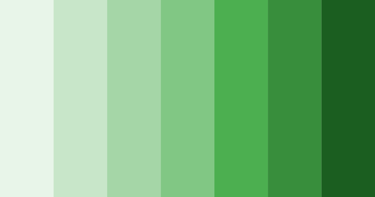 Download green matcha color palette PNG image (landscape)