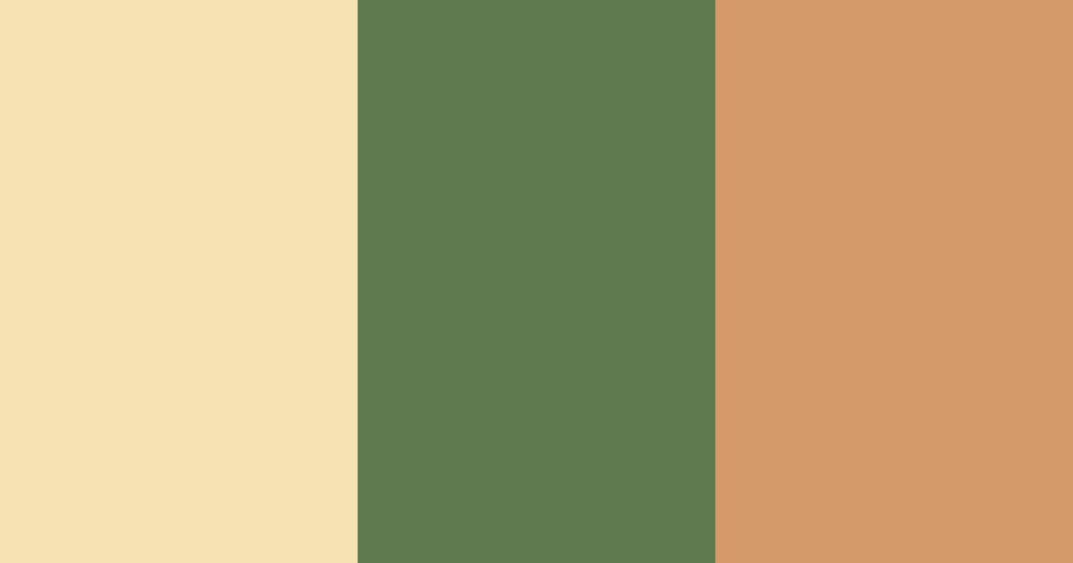 Download warm creamy gold color palette PNG image (landscape)