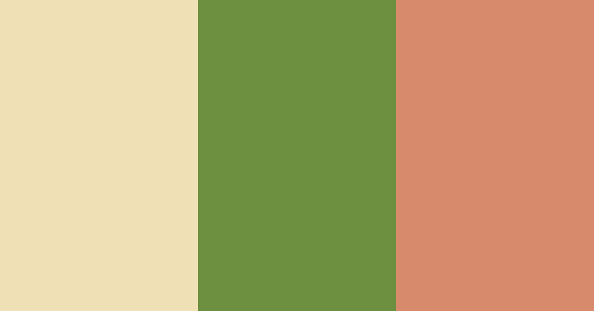 Download creamy gold and dark green color palette PNG image (landscape)