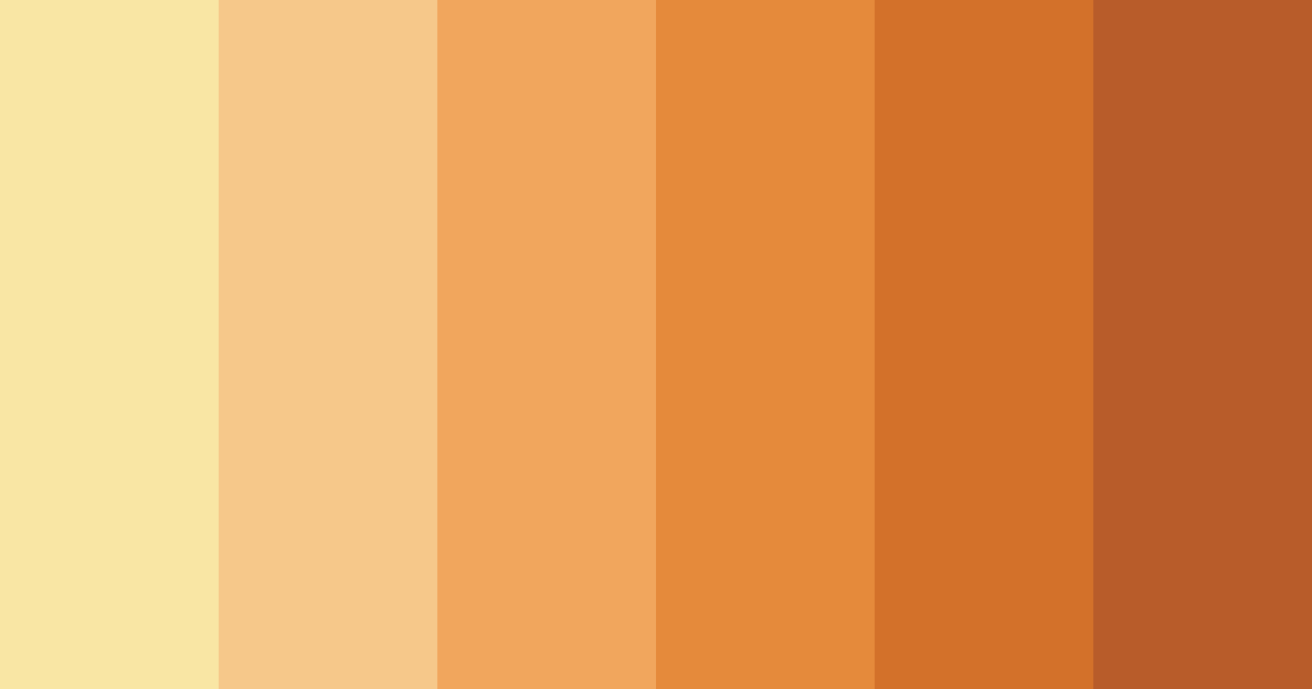 Download orange sunset color palette PNG image (landscape)