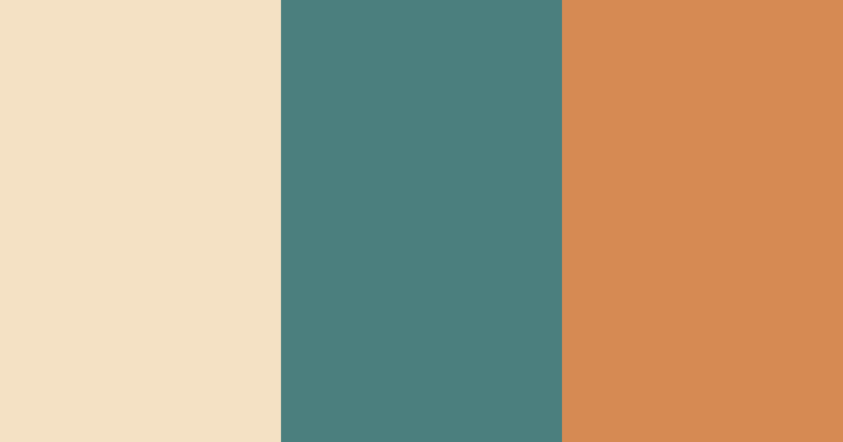 Download peachy green color palette PNG image (landscape)
