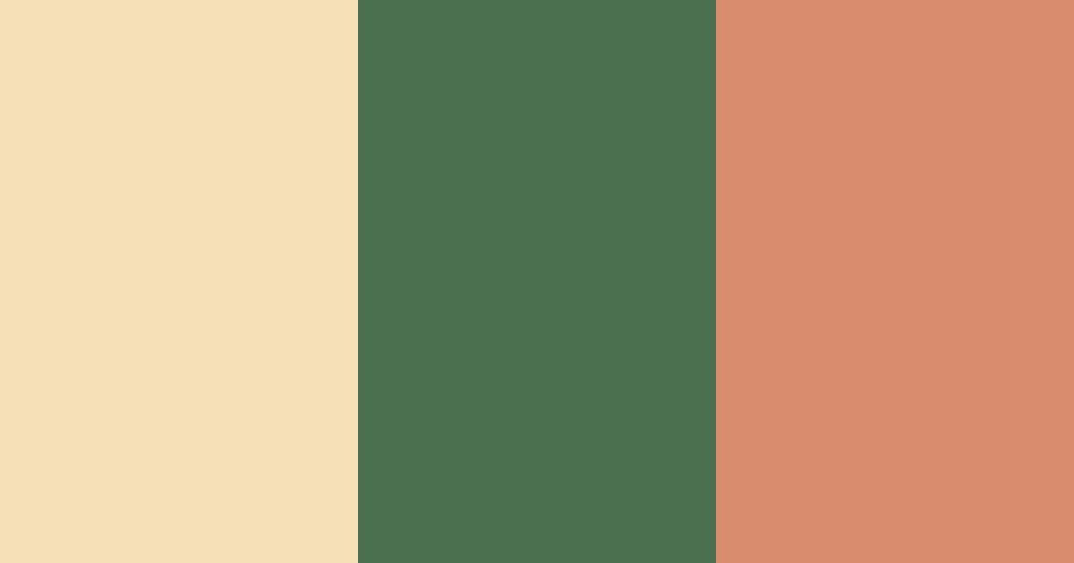 Download golden grove serenity color palette PNG image (landscape)
