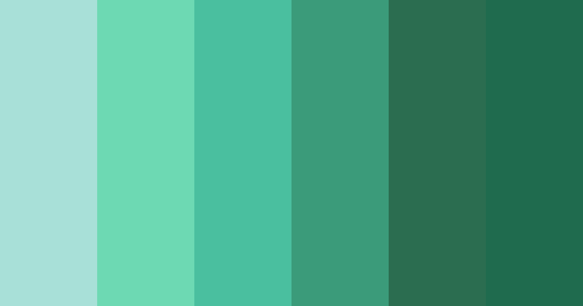 Download tropical oasis color palette PNG image (landscape)