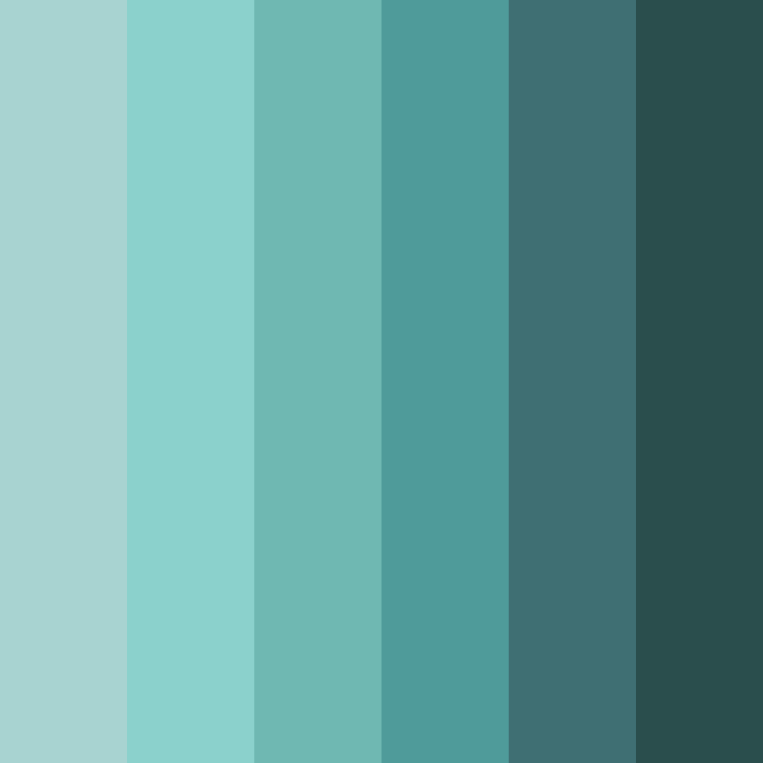 Download teal oasis color palette PNG image (square)