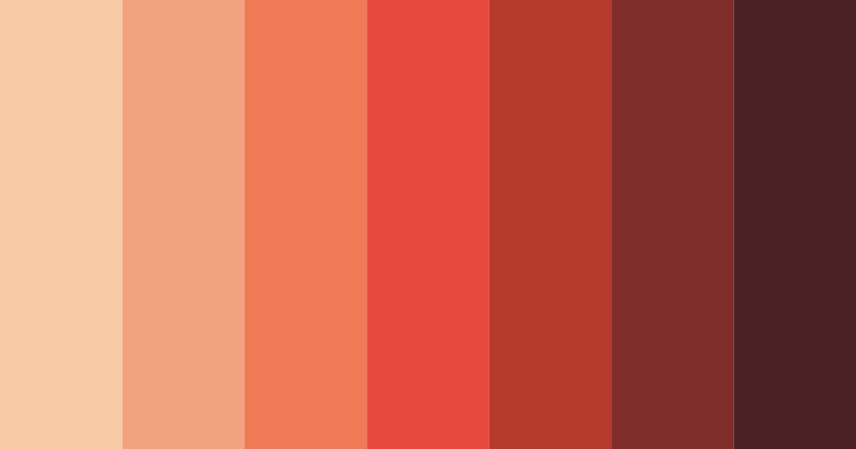 Download dusky ember glow color palette PNG image (landscape)