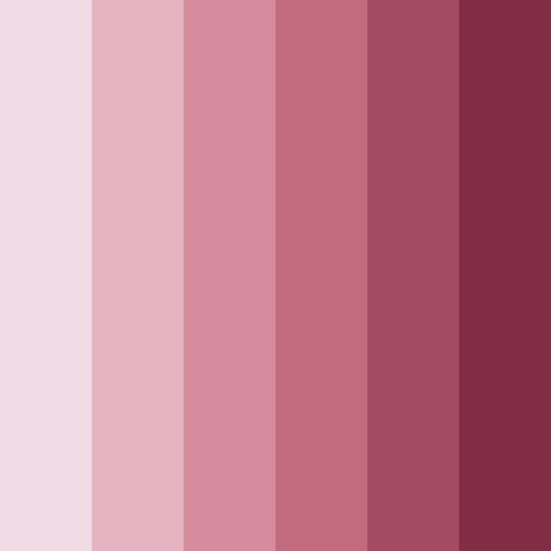 Download rose shades color palette PNG image (square)