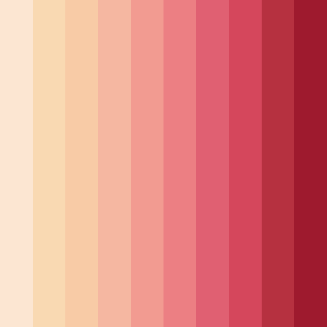 Download blush blossom color palette PNG image (square)