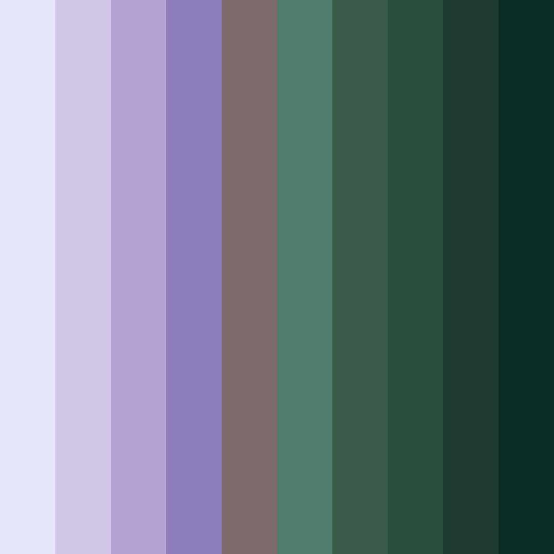 Download lavender forest color palette PNG image (square)