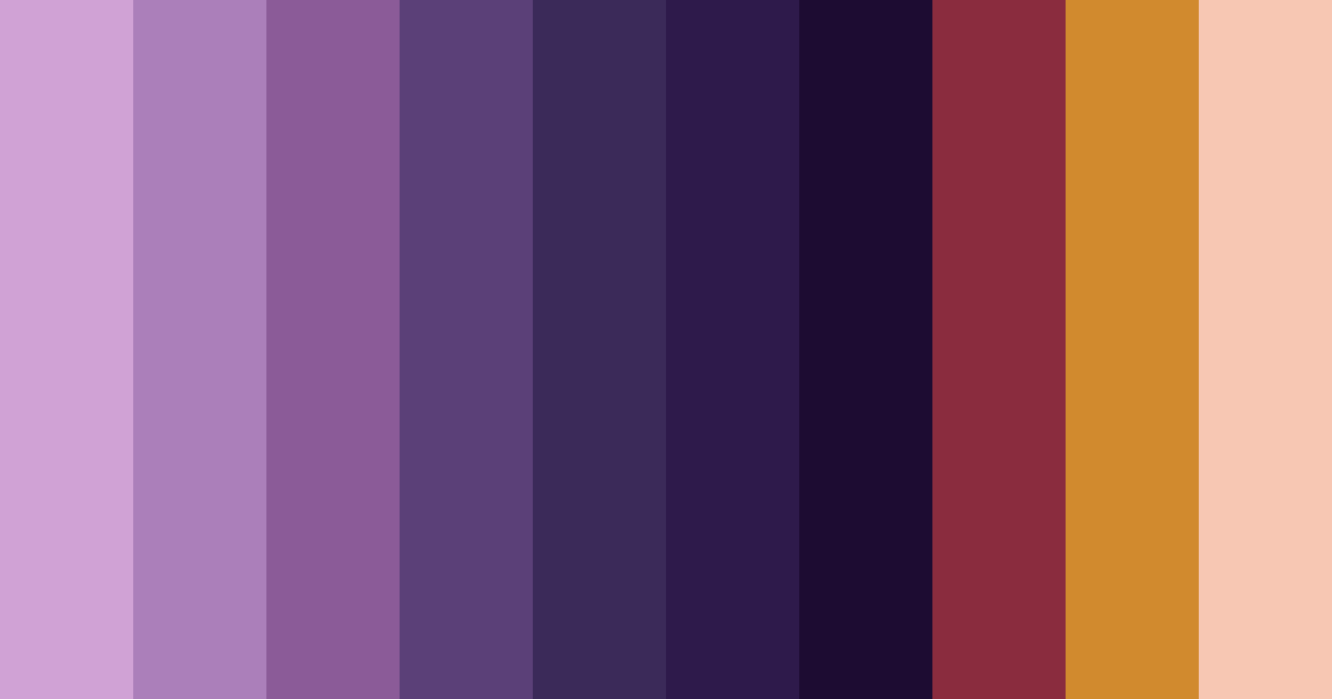Download twilight reverie color palette PNG image (landscape)