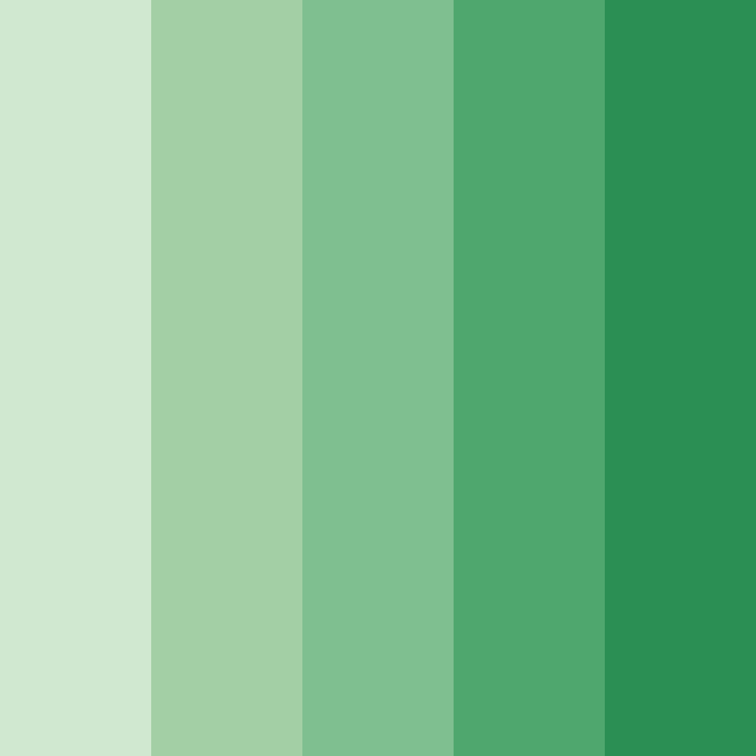 Download whispers of verdant serenity color palette PNG image (square)