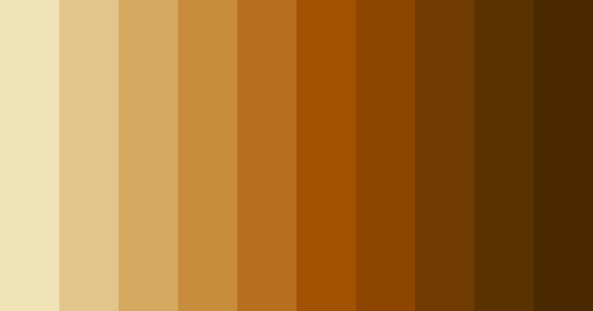 Download golden ember grove color palette PNG image (landscape)