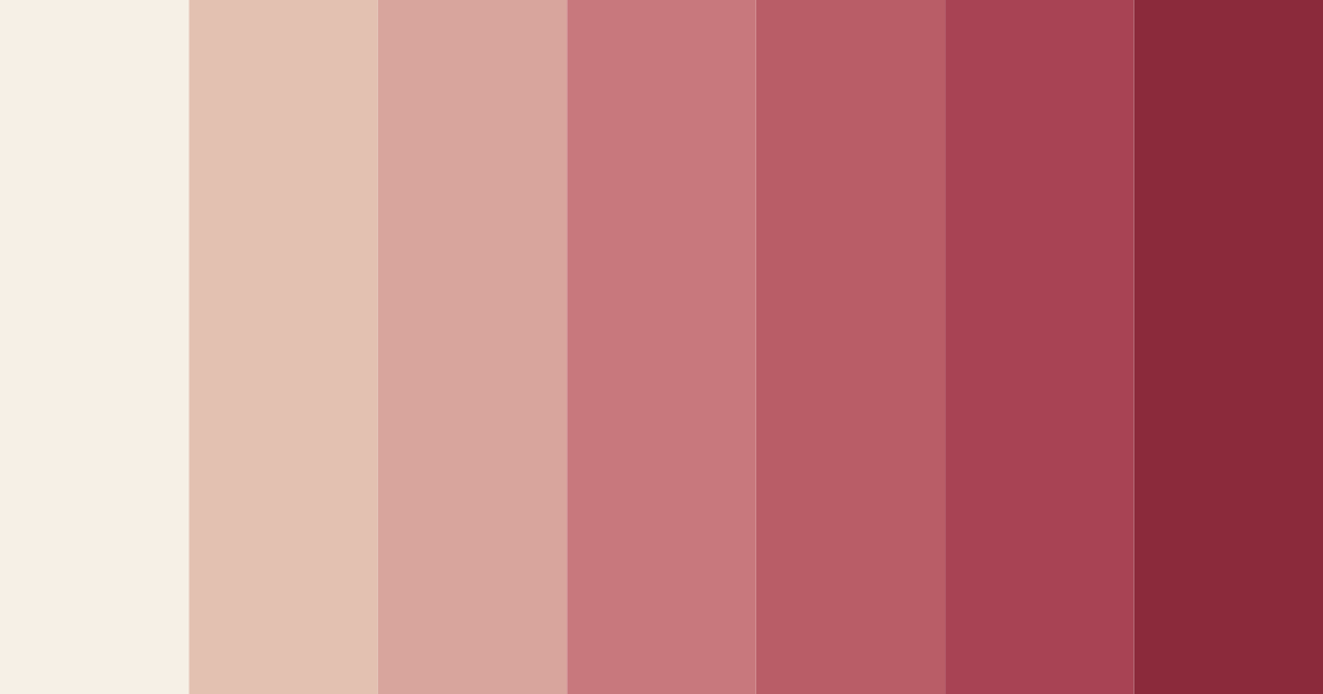 Download muted pink color palette PNG image (landscape)