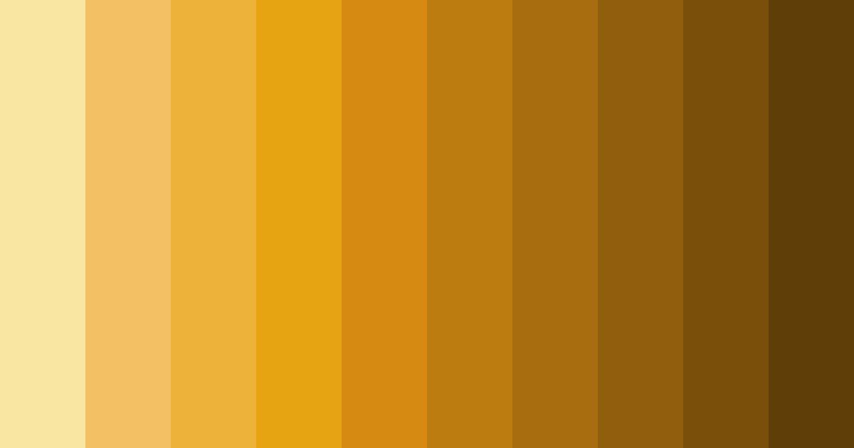 Download golden fireflies color palette PNG image (landscape)