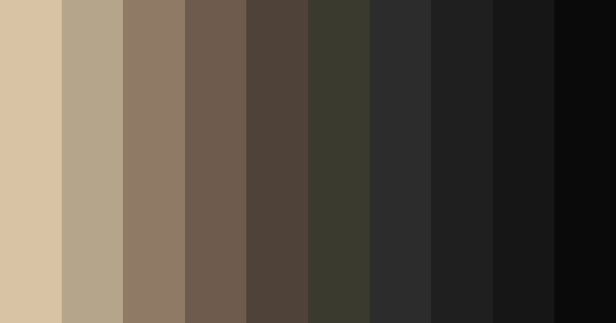 Download brown muddy tracks color palette PNG image (landscape)