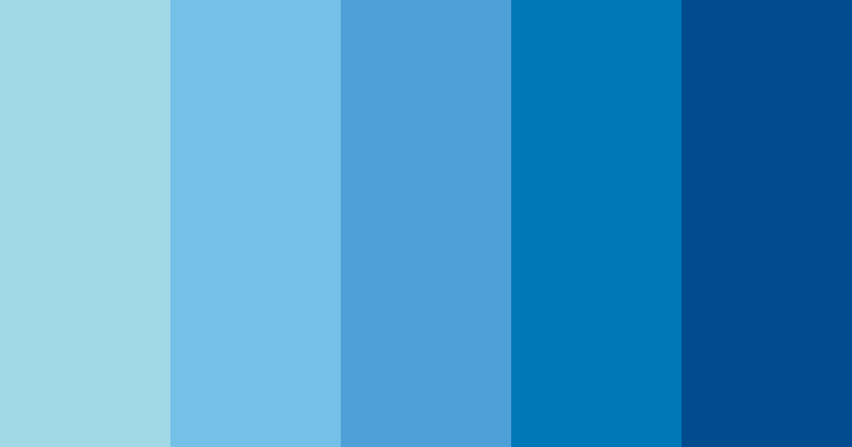 Download blue ocean breeze color palette PNG image (landscape)