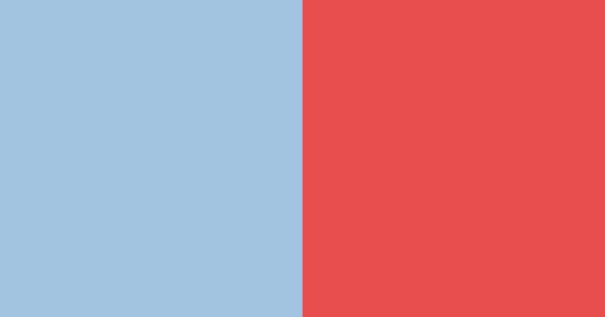 Download blue and red harmony color palette PNG image (landscape)