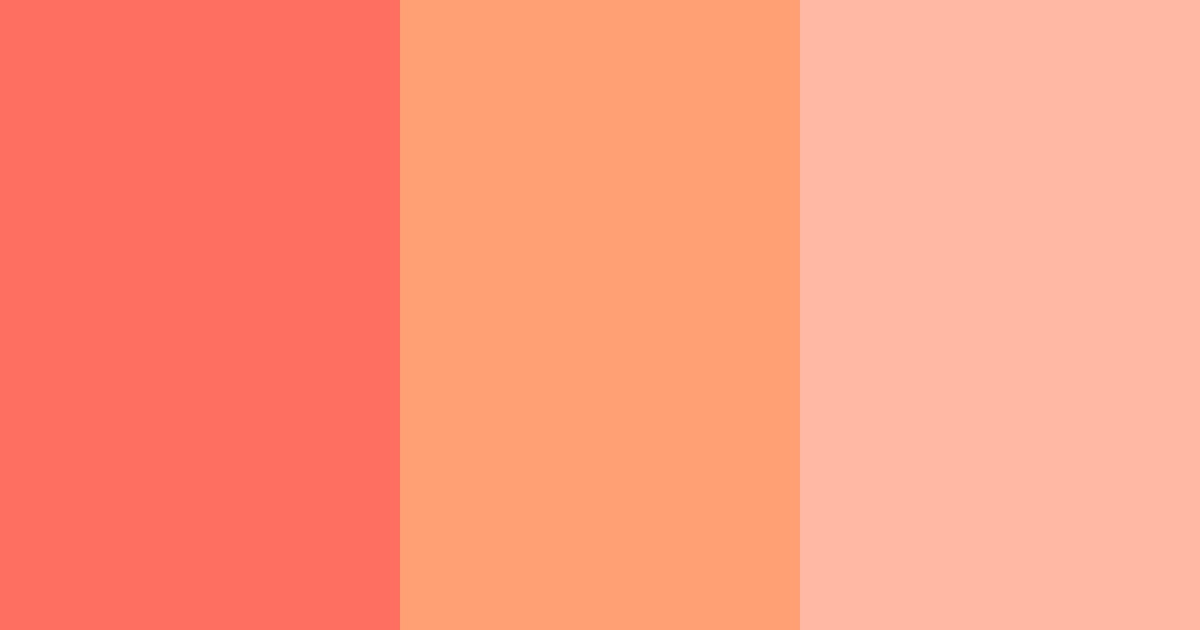 Download passionate coral color palette PNG image (landscape)