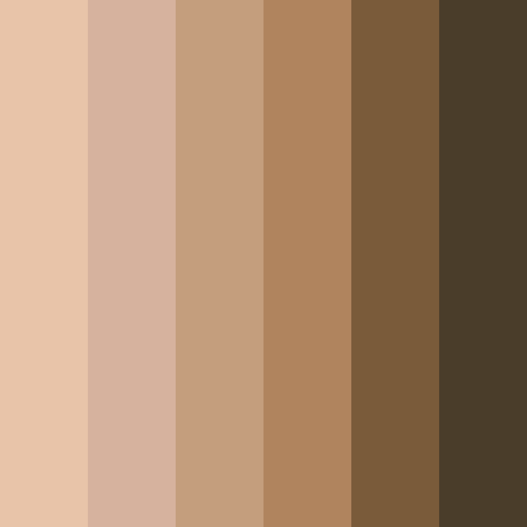Download desert dusk color palette PNG image (square)