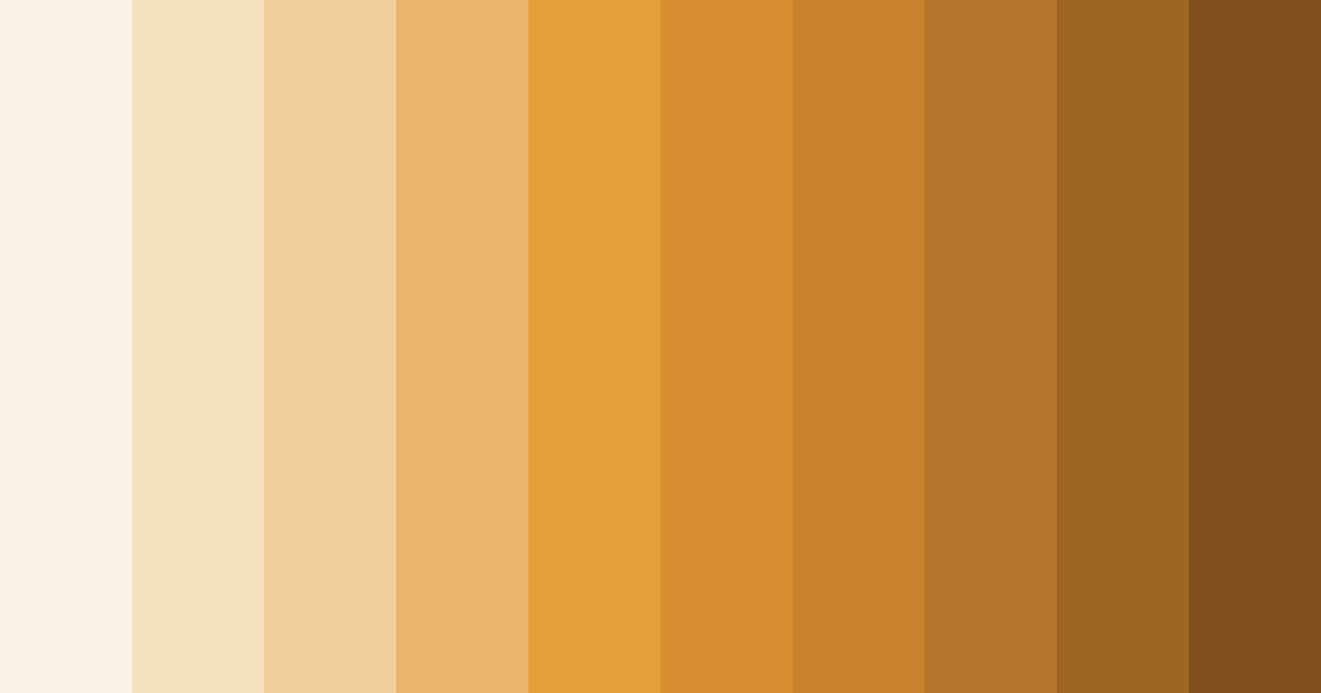 Download autumn gold harvest color palette PNG image (landscape)