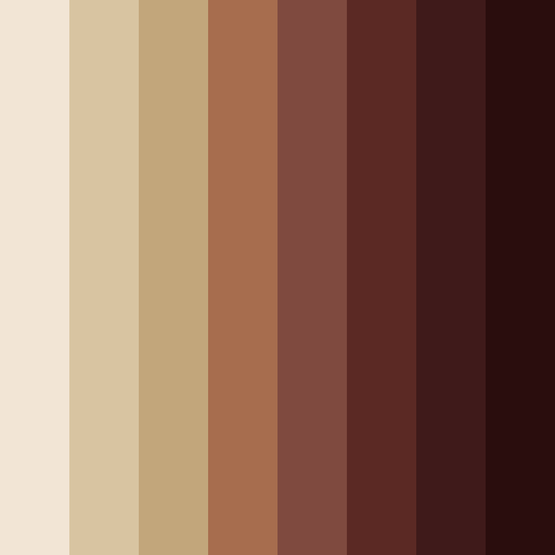 Download whispers of the autumn grove color palette PNG image (square)