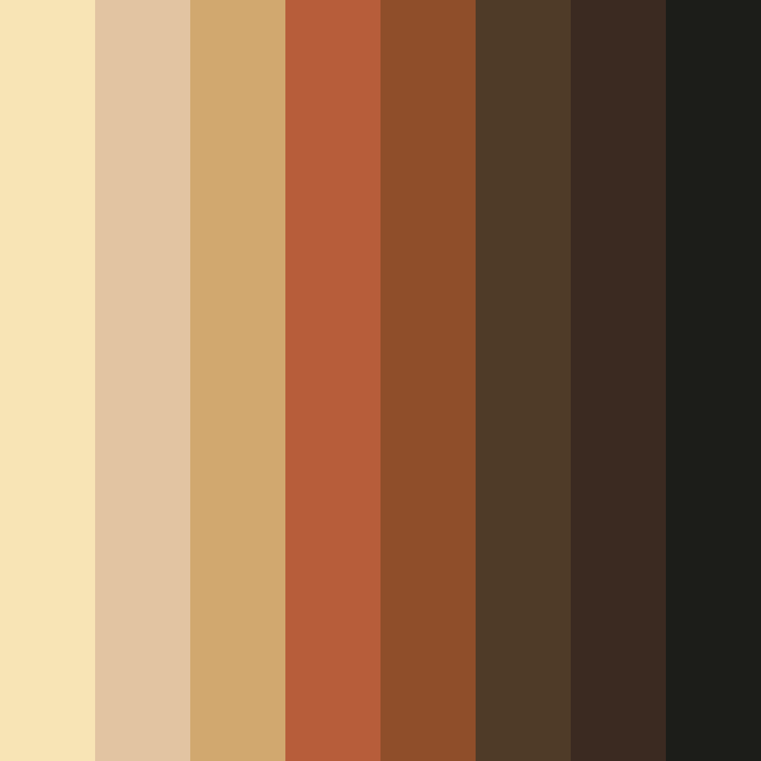 Download woodland ember color palette PNG image (square)