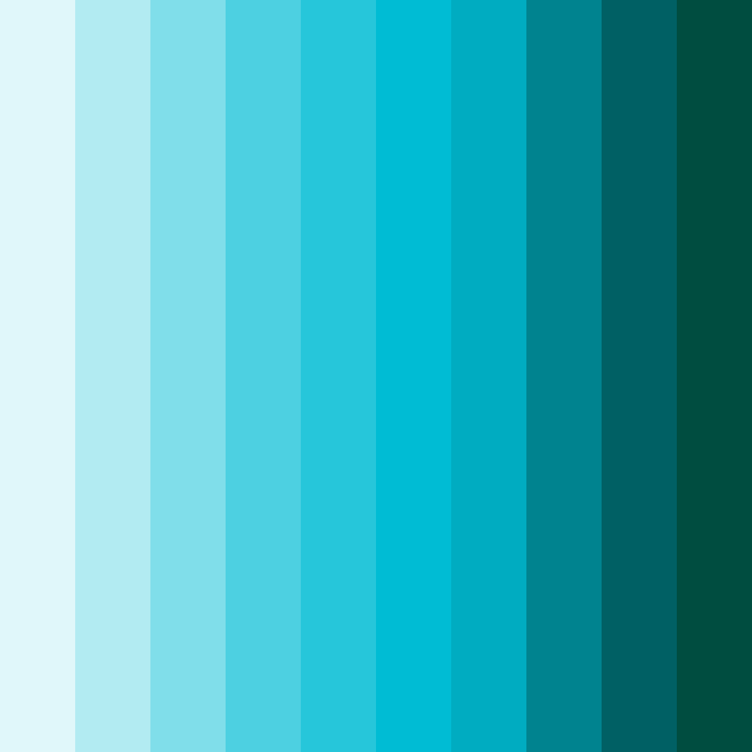 Download aqua geometry color palette PNG image (square)