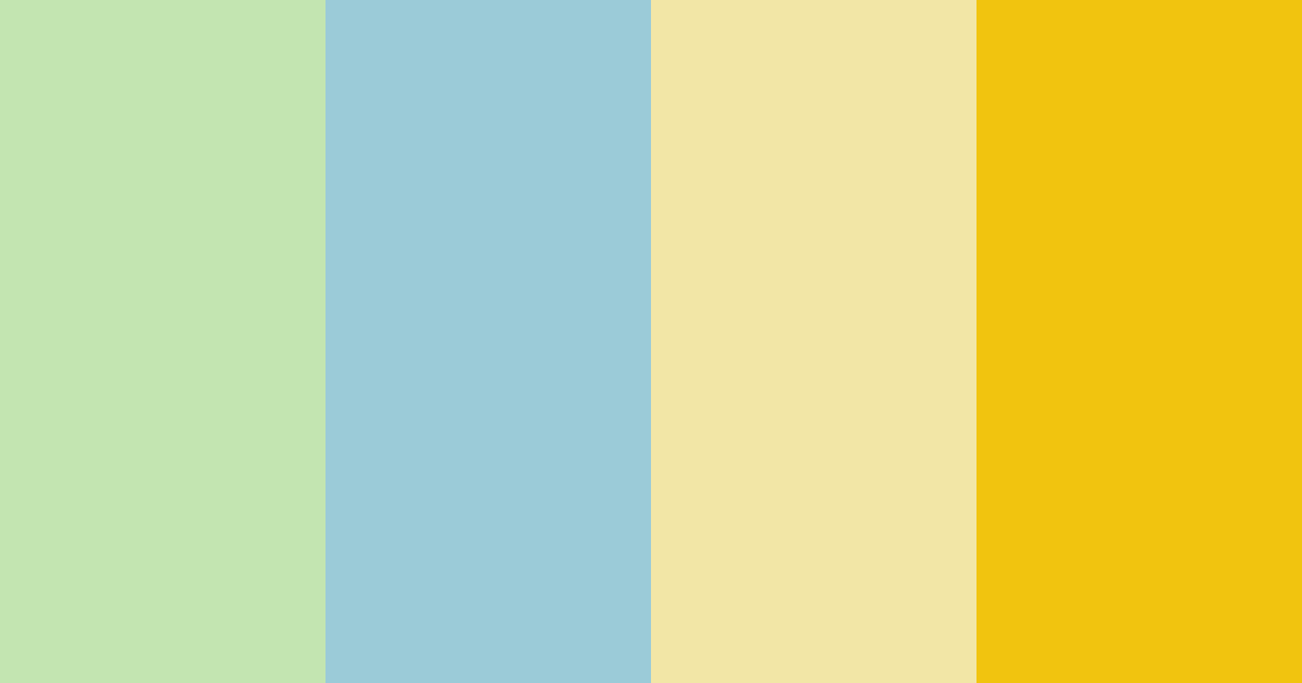 Download shades of green and blue color palette PNG image (landscape)