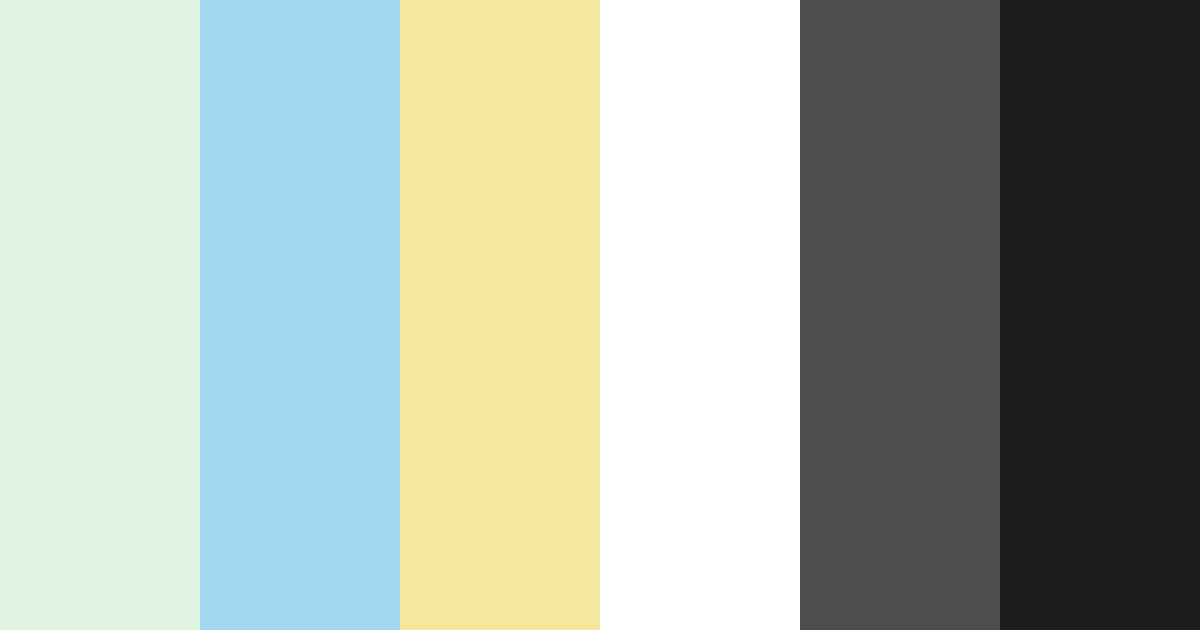 Download shades of green and blue color palette PNG image (landscape)