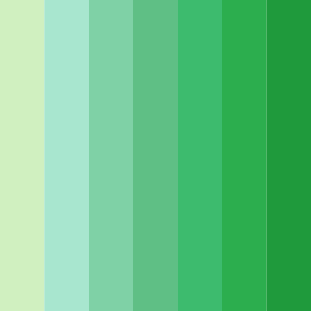 Download emerald whisper color palette PNG image (square)