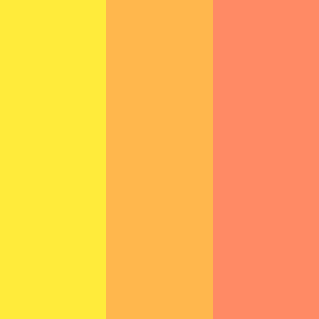 Download warm yellow color palette PNG image (square)