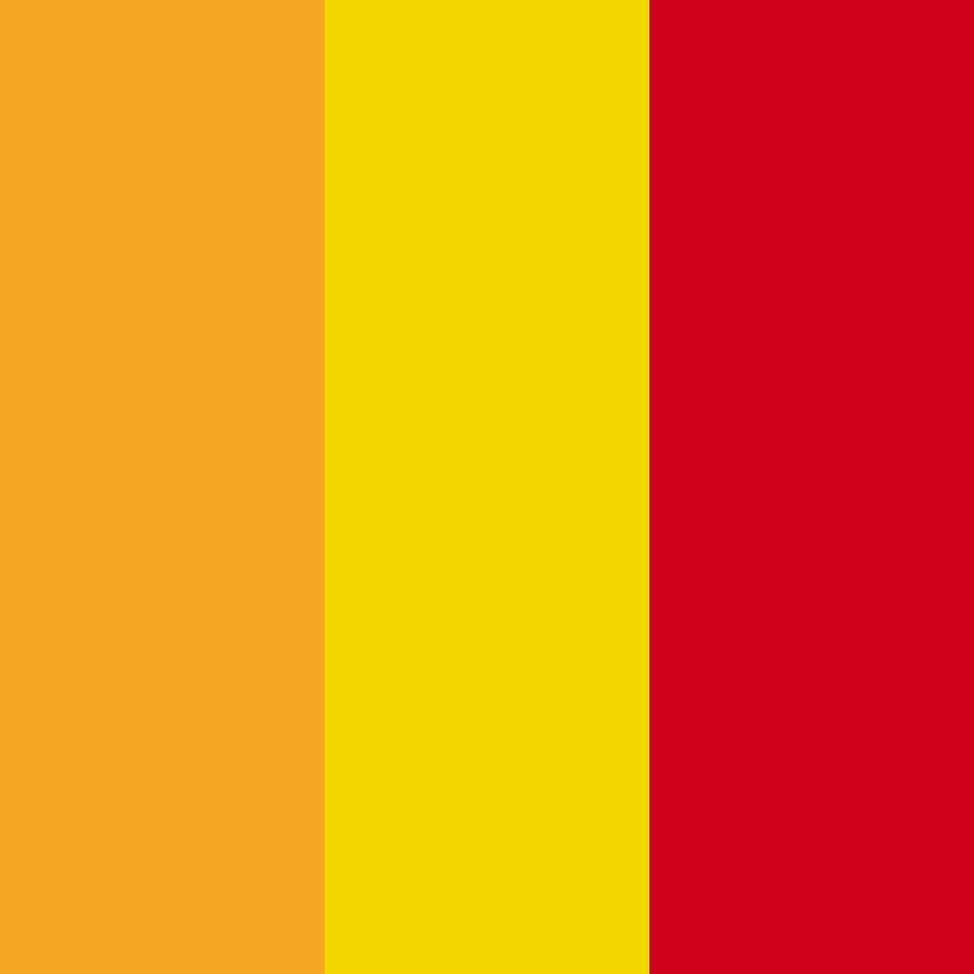 Download disco yellow color palette PNG image (square)